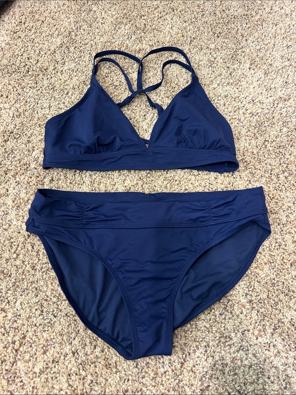 Athleta navy bikini